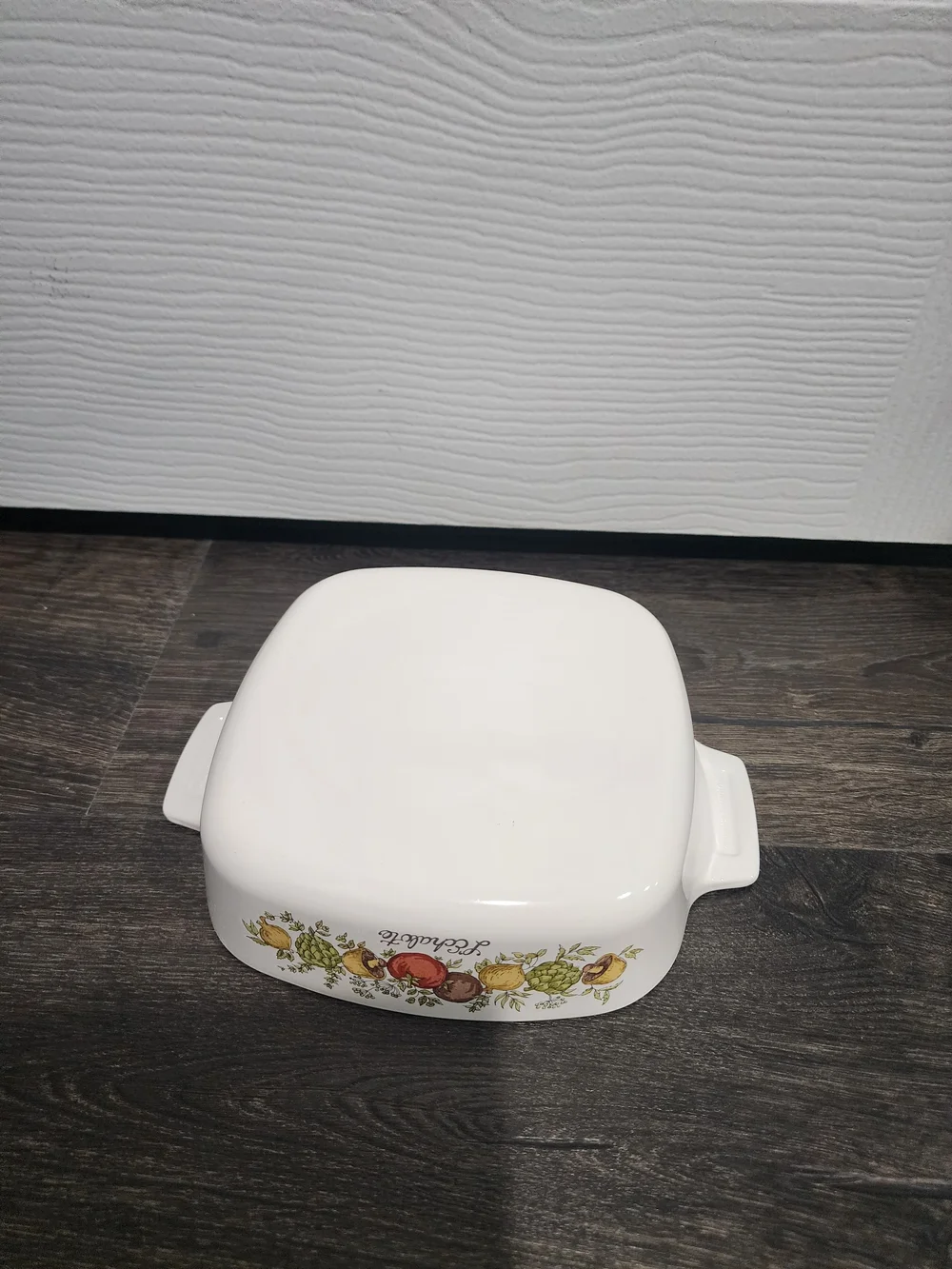 Vintage Corning Ware L'Echalote A-1-B Casserole Dish 1 Quart/Litre Spice of Life